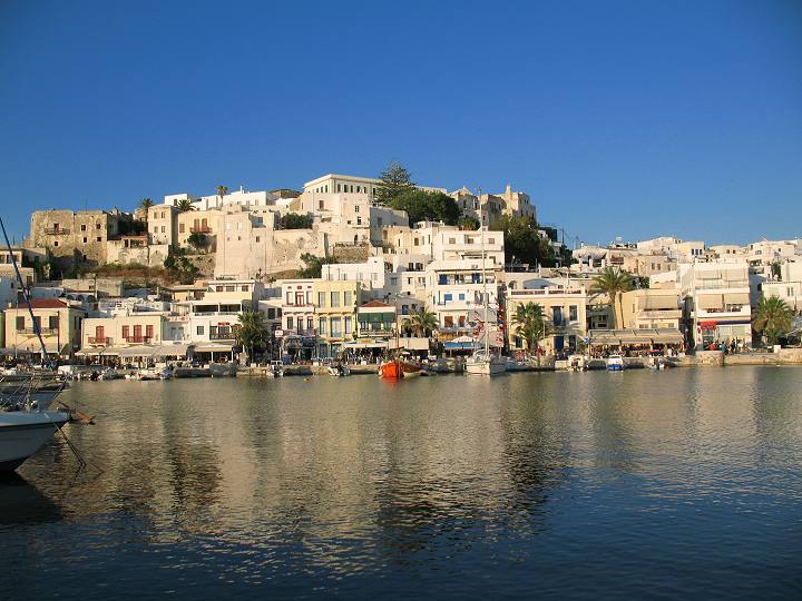 Naxos Town, view from marina